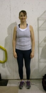 Chamene, just starting out with Figarelle's Fitness in December 2012. 