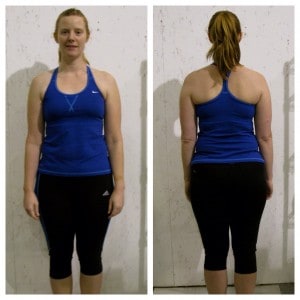 Holly: November 2012. Just starting with Figarelle's Fitness. 